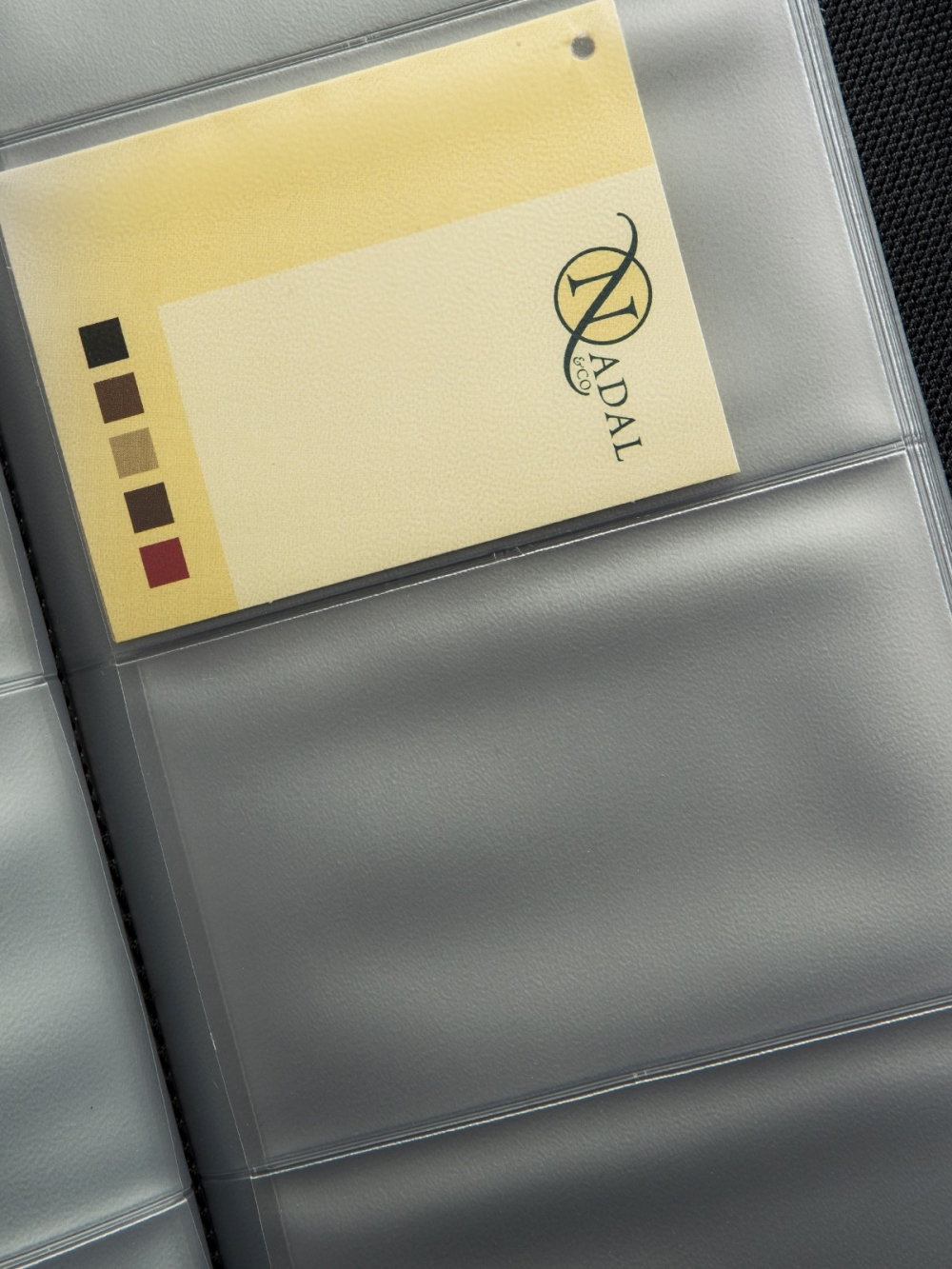 Binding card holder