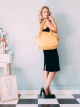 Two handles leather Handbag Tango