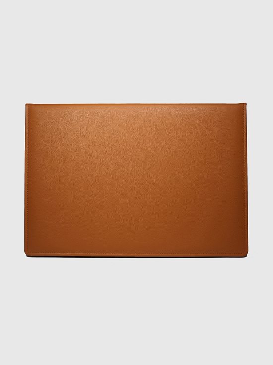 Vade de sobremesa con carpeta de piel
